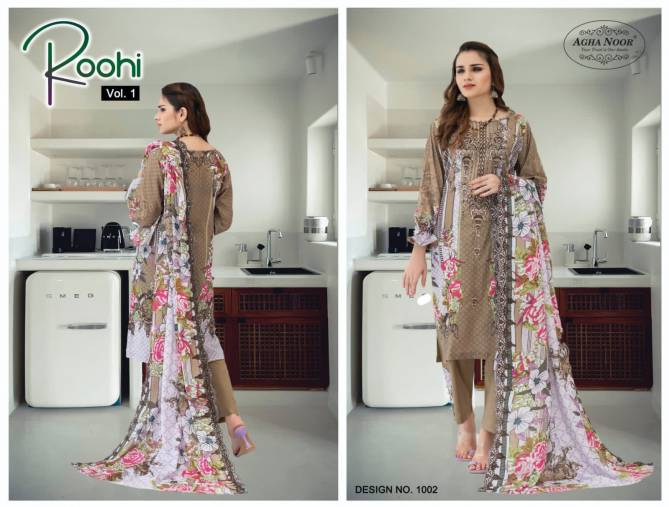 Agha Noor Roohi Vol 1 Pakistani Dress Material Catalog